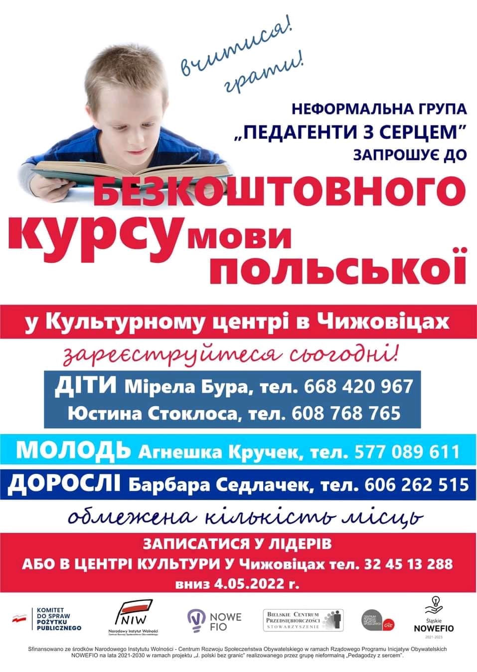plakat zachecajacy do nauki jezyka